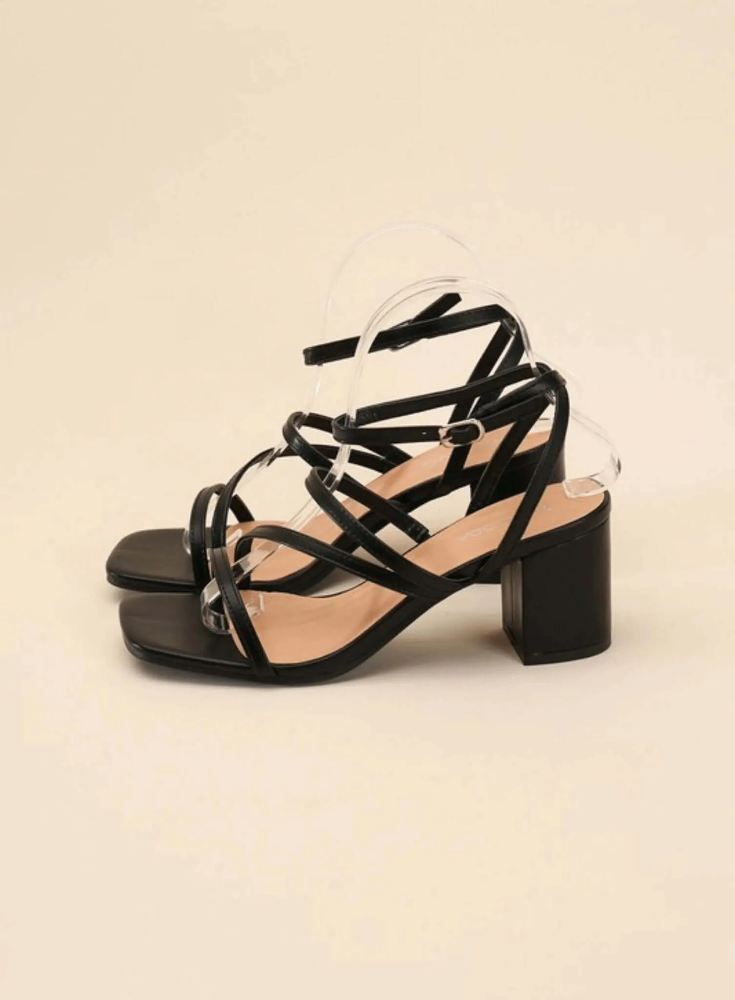 Ali-6 Strappy Low Heel Sandals