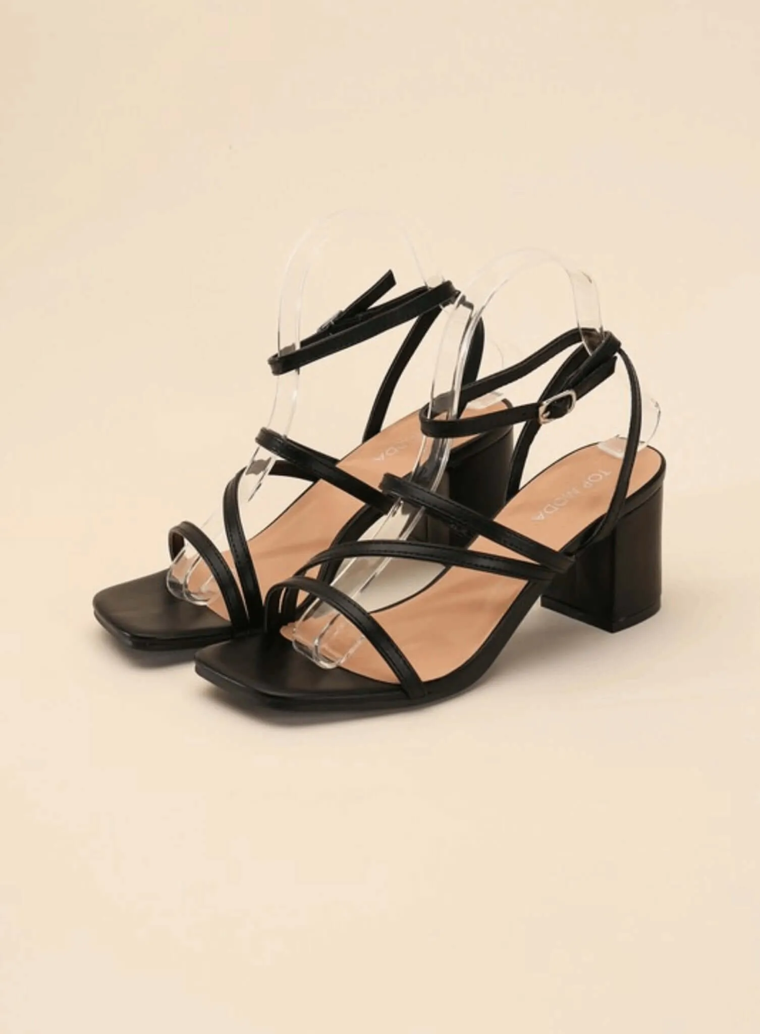 Ali-6 Strappy Low Heel Sandals