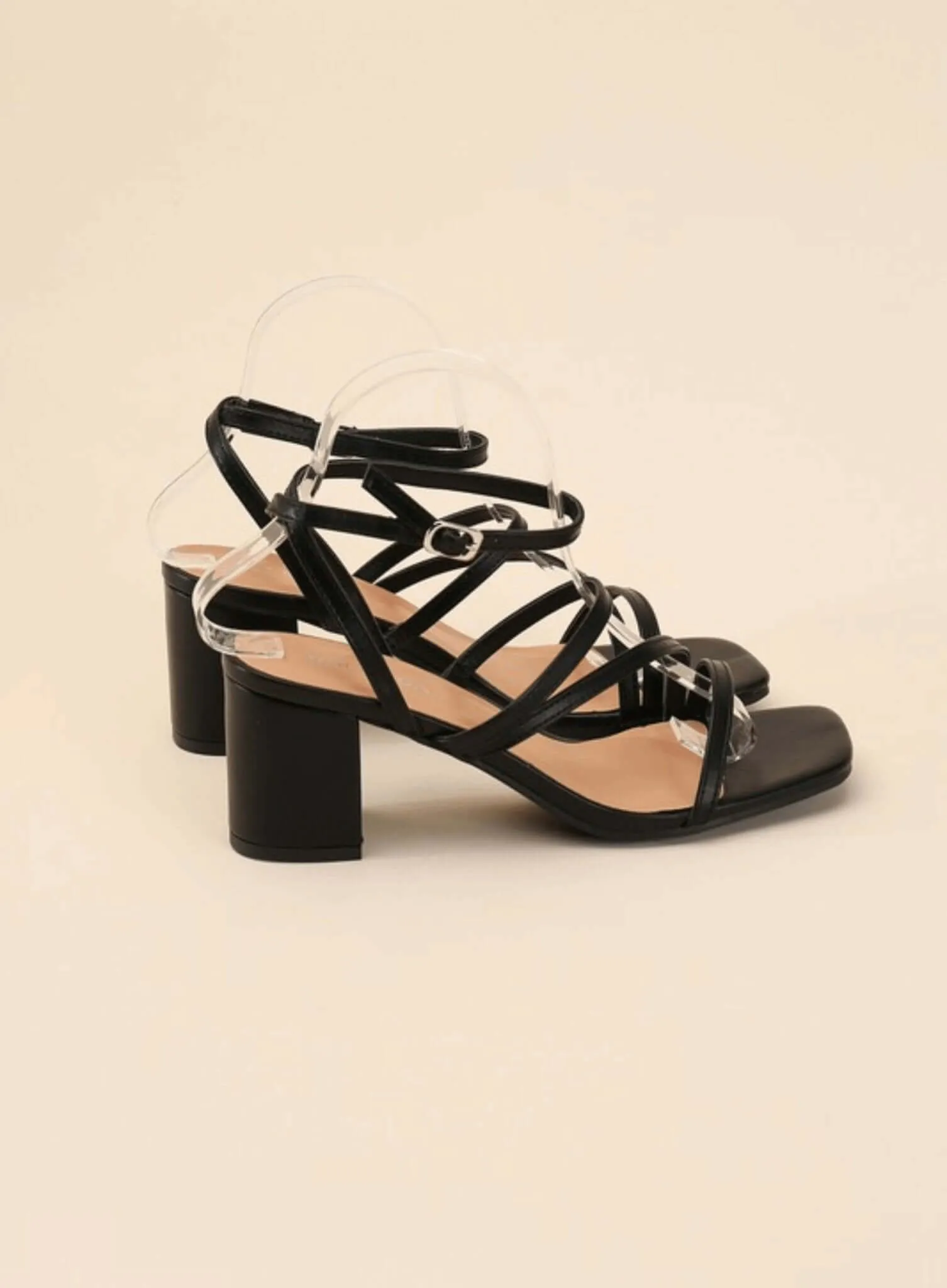 Ali-6 Strappy Low Heel Sandals