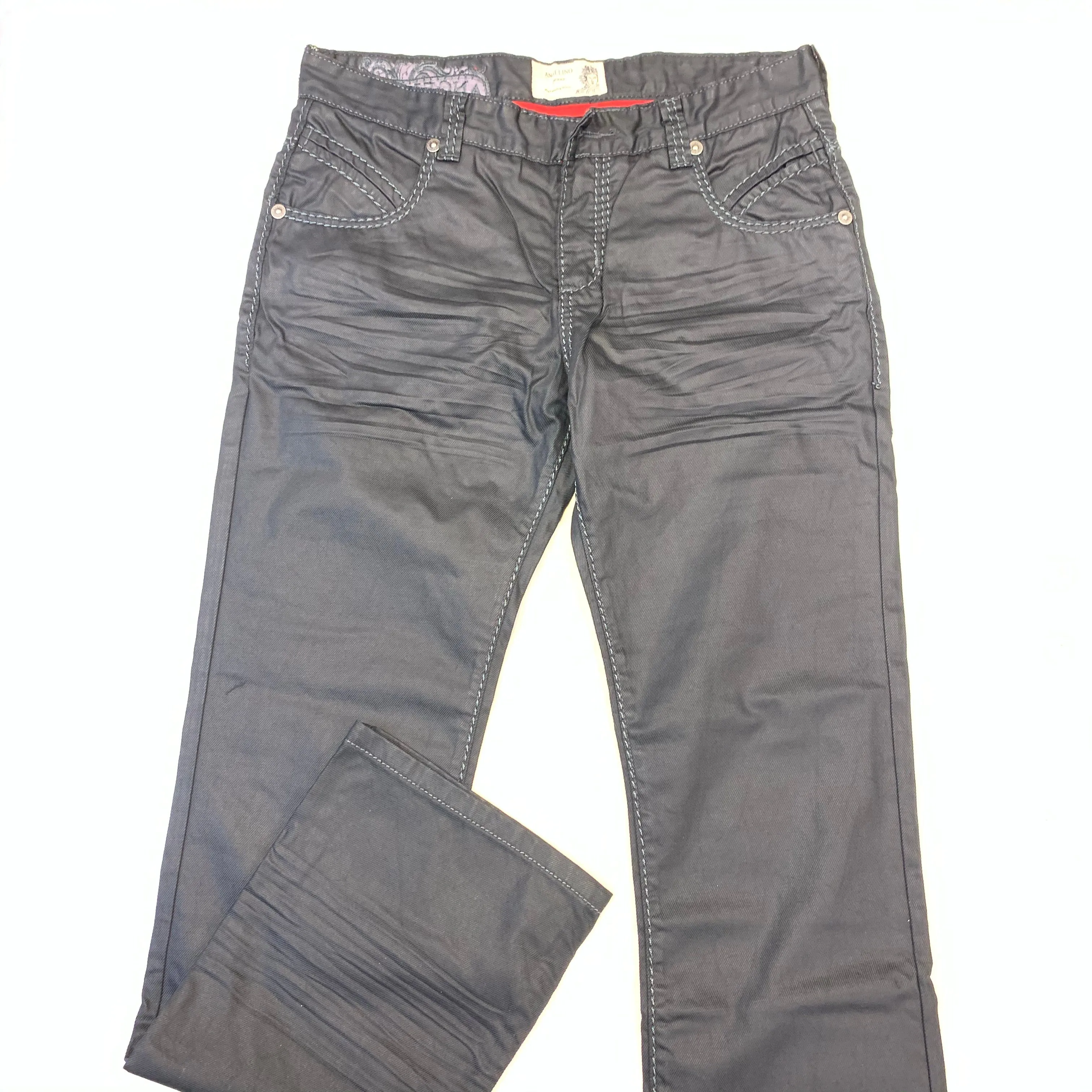 Angelino 'Paco' Grey High End Denim Pants