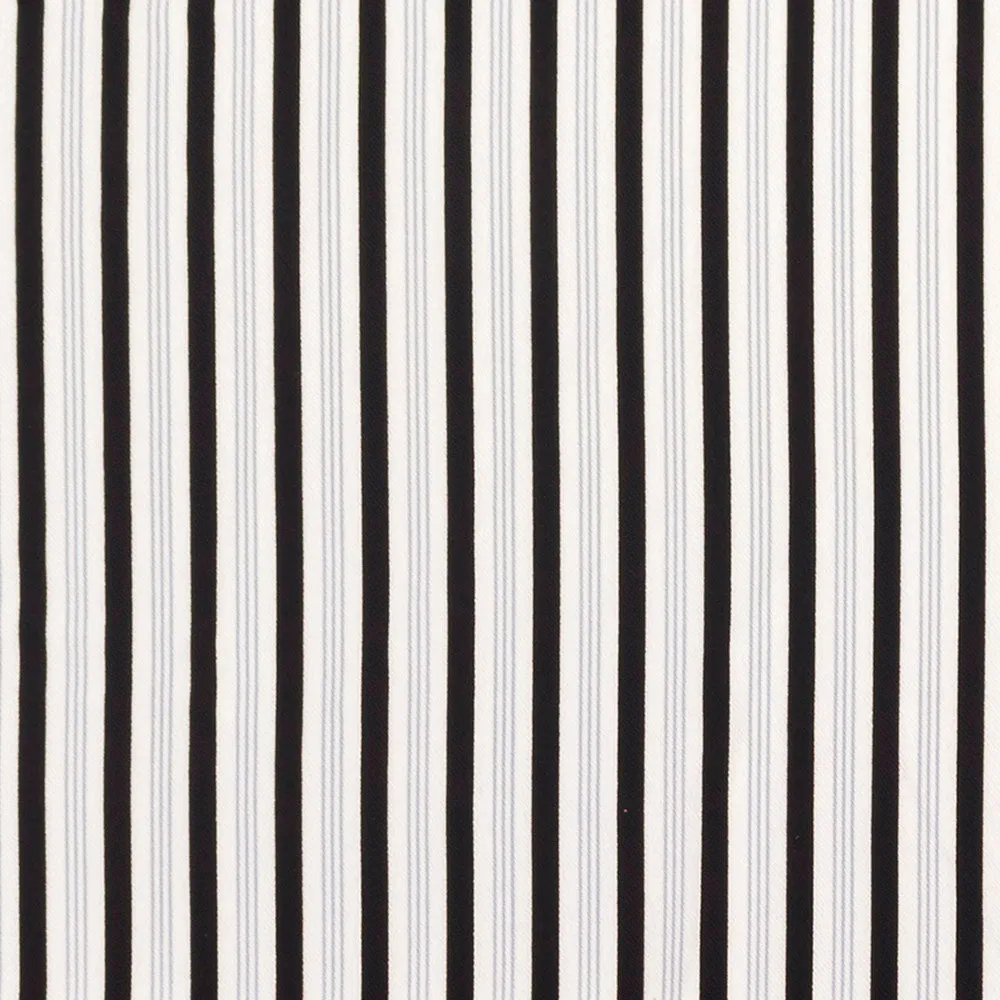 ARISTOCRAT Stretch Polyester - Stripes - Grey