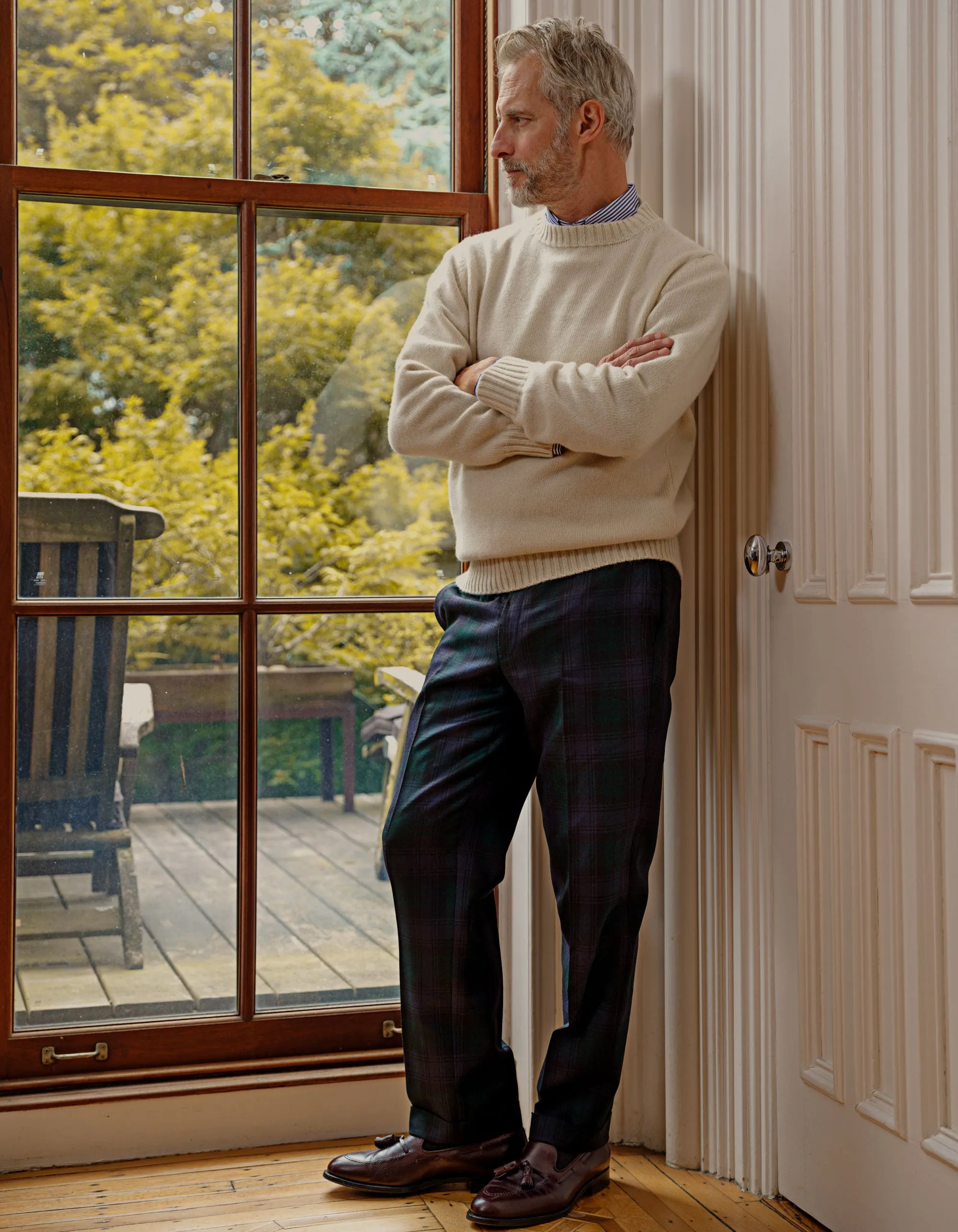 BLACKWATCH TARTAN TROUSERS - CLASSIC FIT