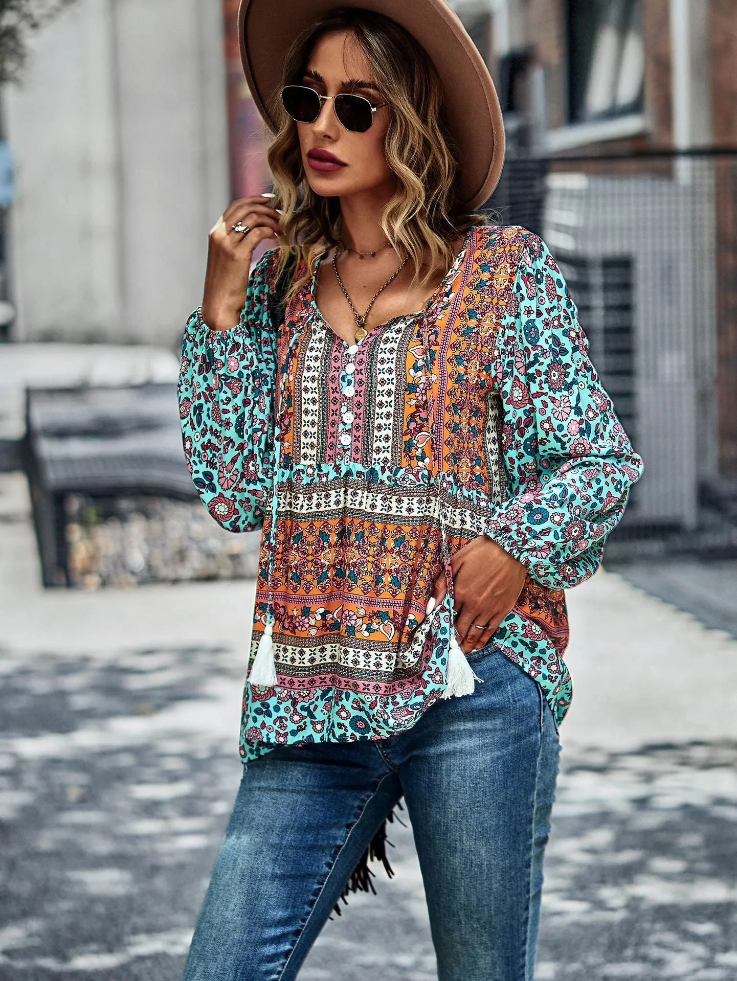 Bohemian Leisure Vacation Top Shirt