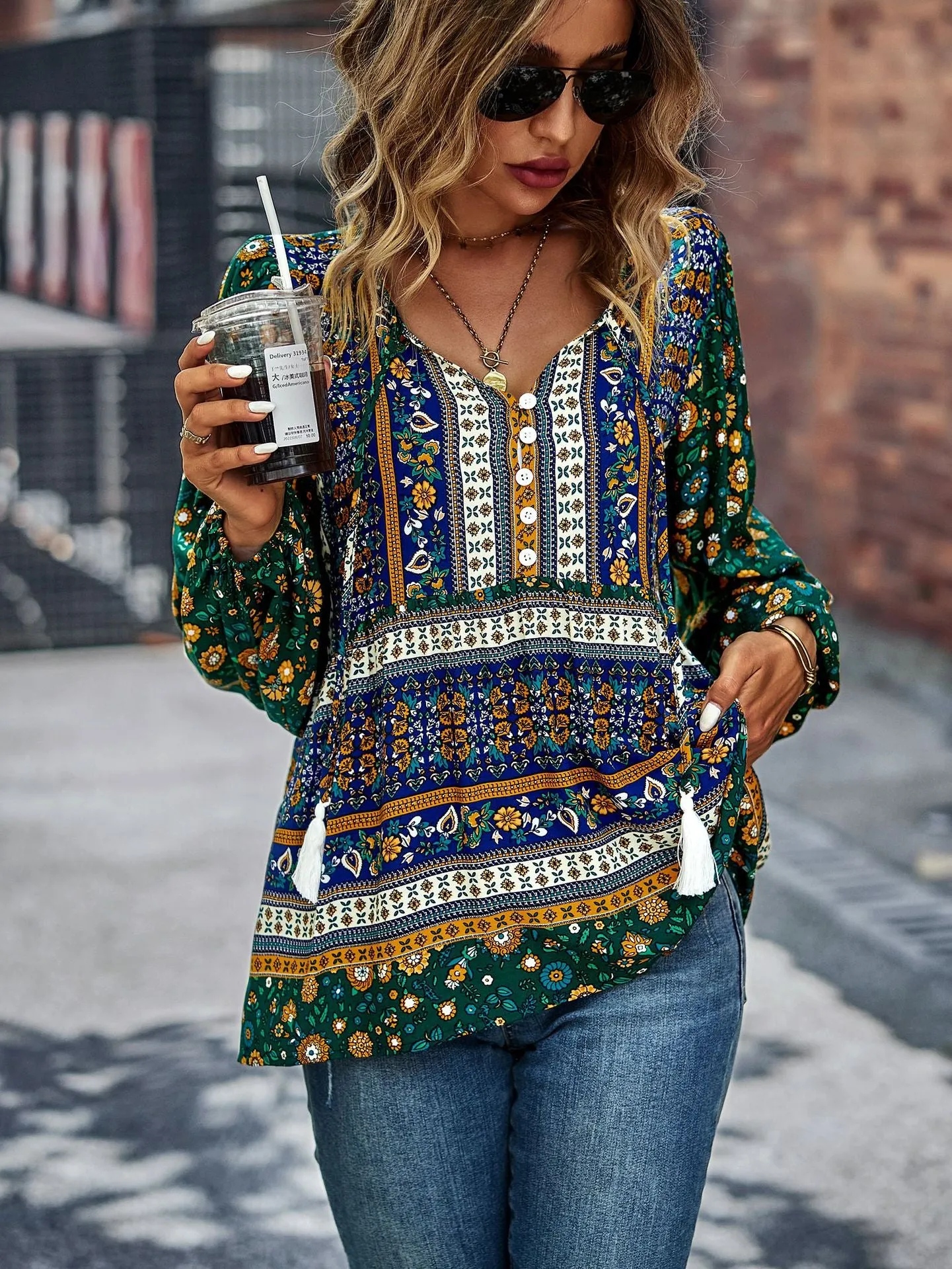 Bohemian Leisure Vacation Top Shirt