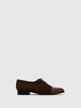 Brown Buckle Loafers