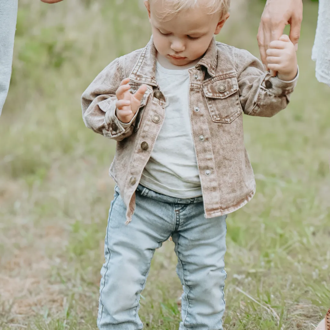 Brown Denim Jacket - Infant