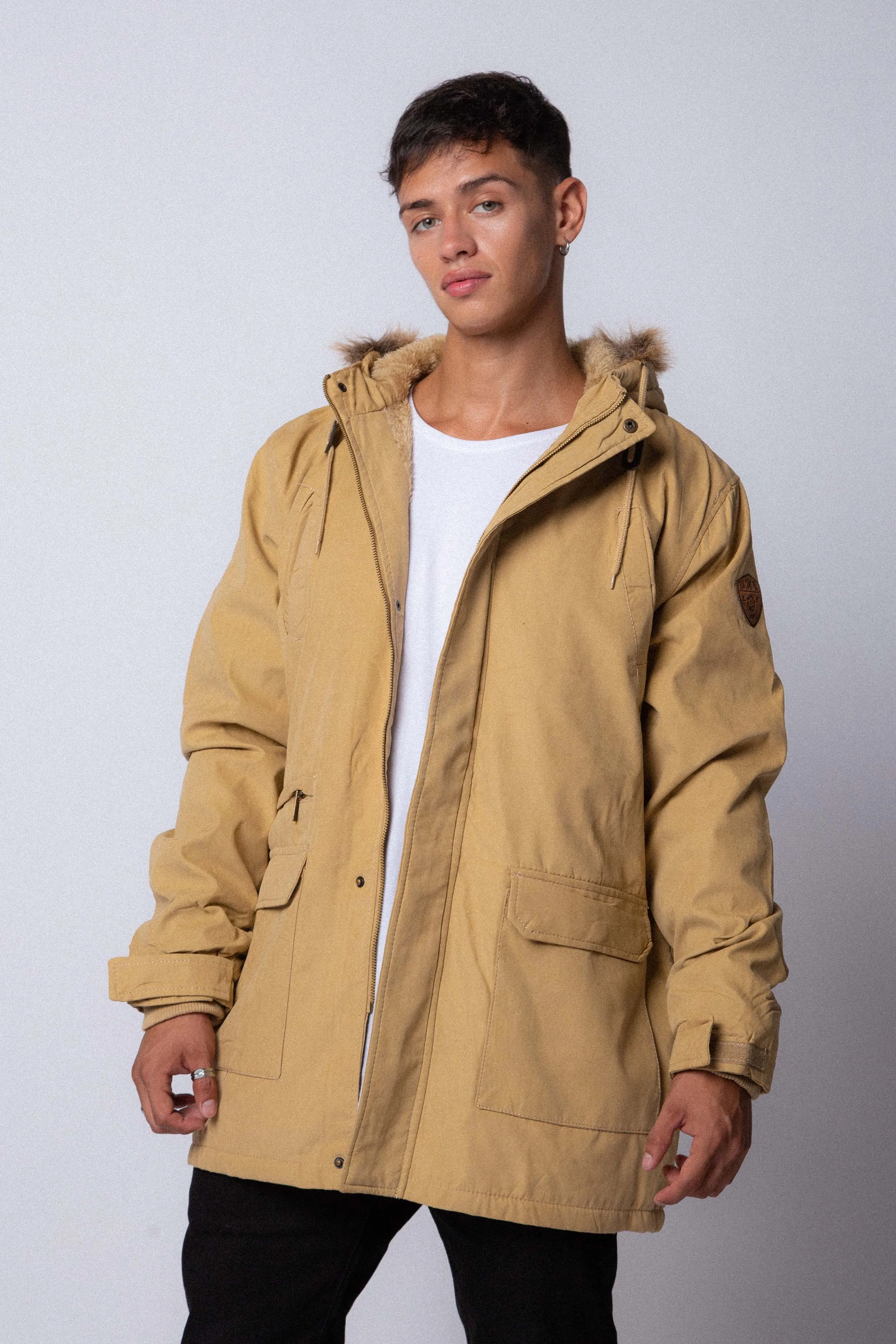 Campera Parka Croz Camel