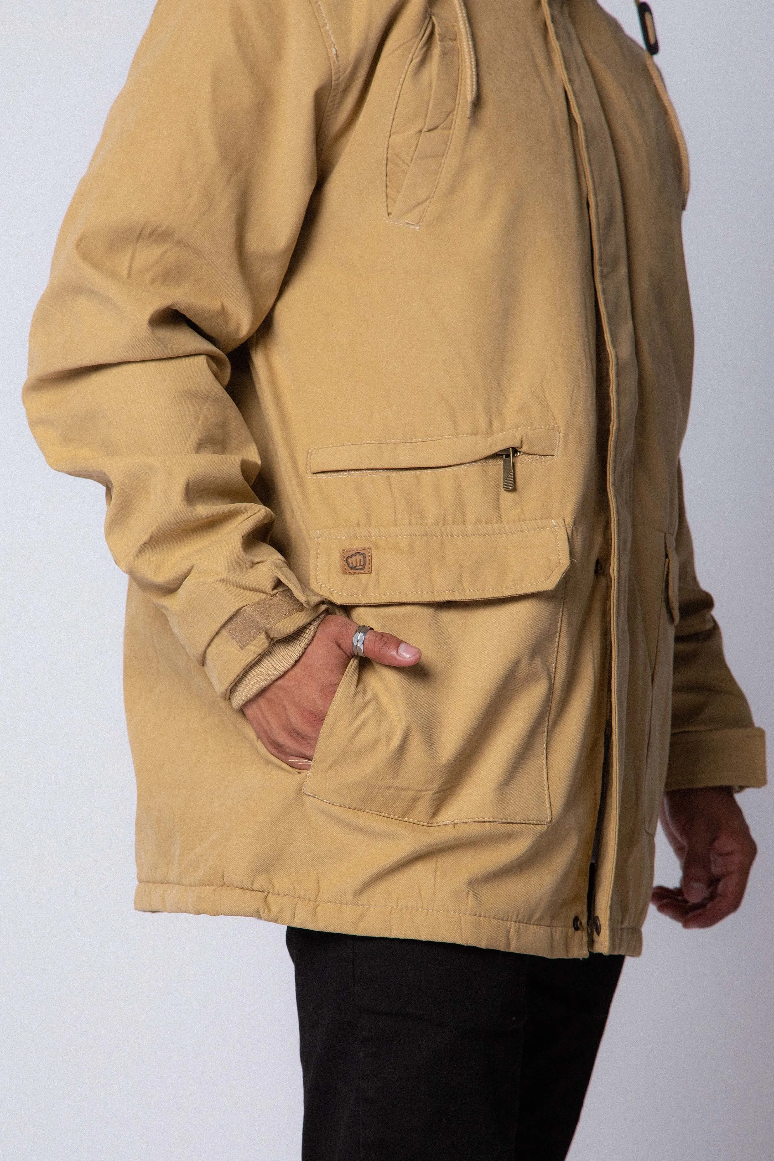 Campera Parka Croz Camel