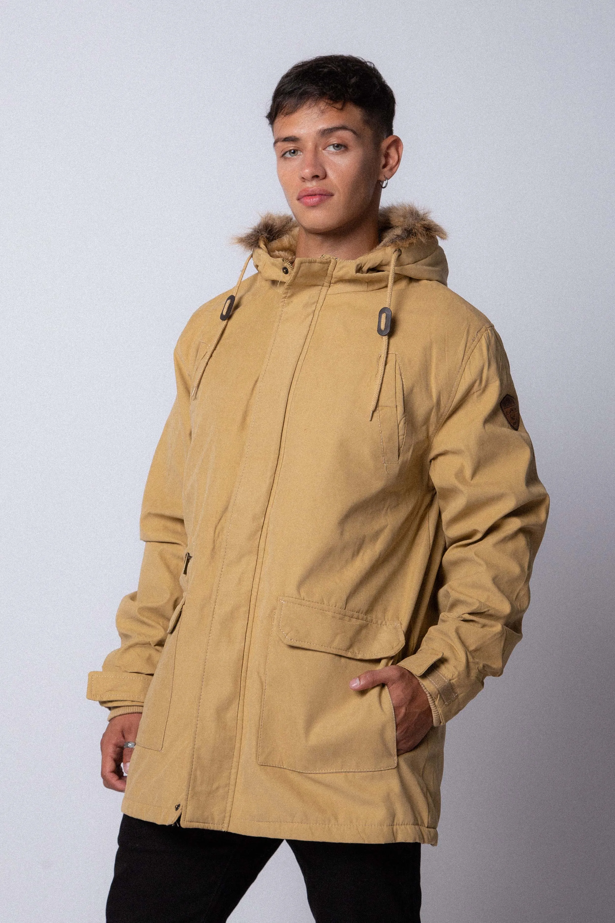 Campera Parka Croz Camel