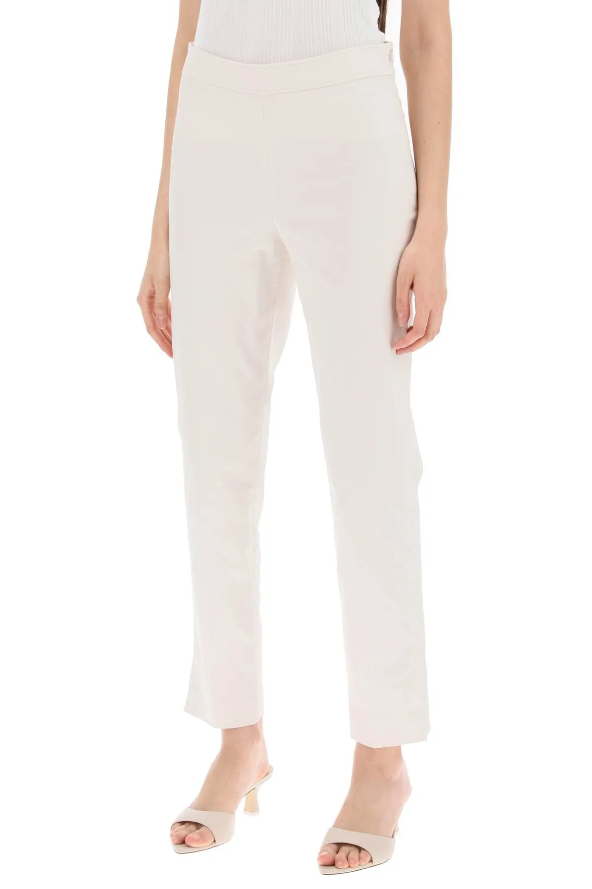 capri pants with belt loop and