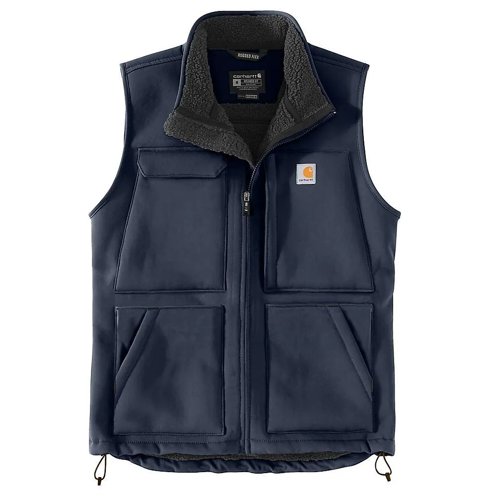 Carhartt Men's Bluestone Super Dux Relaxed Fit Sherpa-Lined Work Vest | Black, Bluestone, Coffee