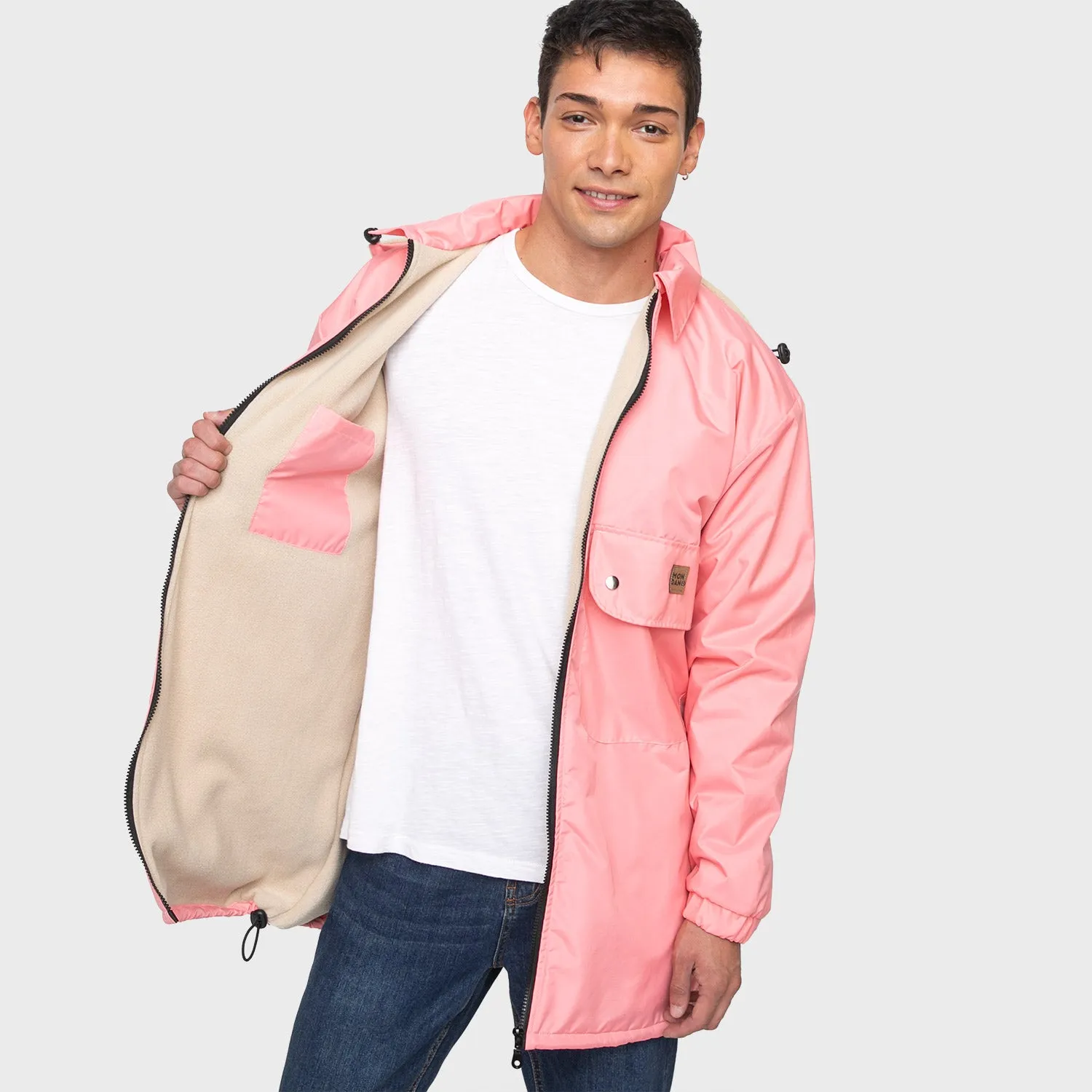 CASACA O PARKA ICONIC PINK