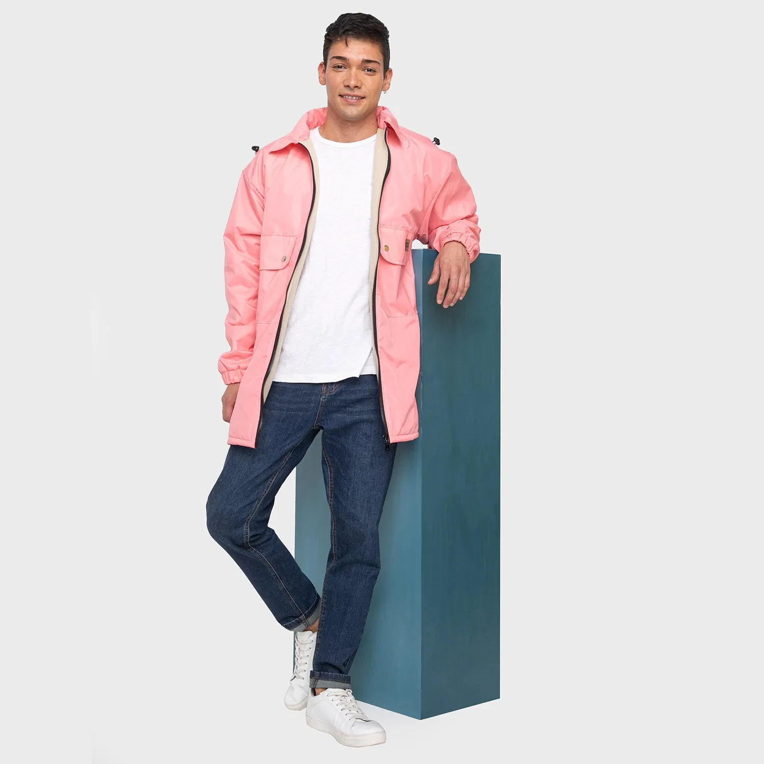 CASACA O PARKA ICONIC PINK