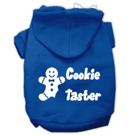 Cookie Taster Screen Print Pet Hoodies Blue Size XXXL (20)