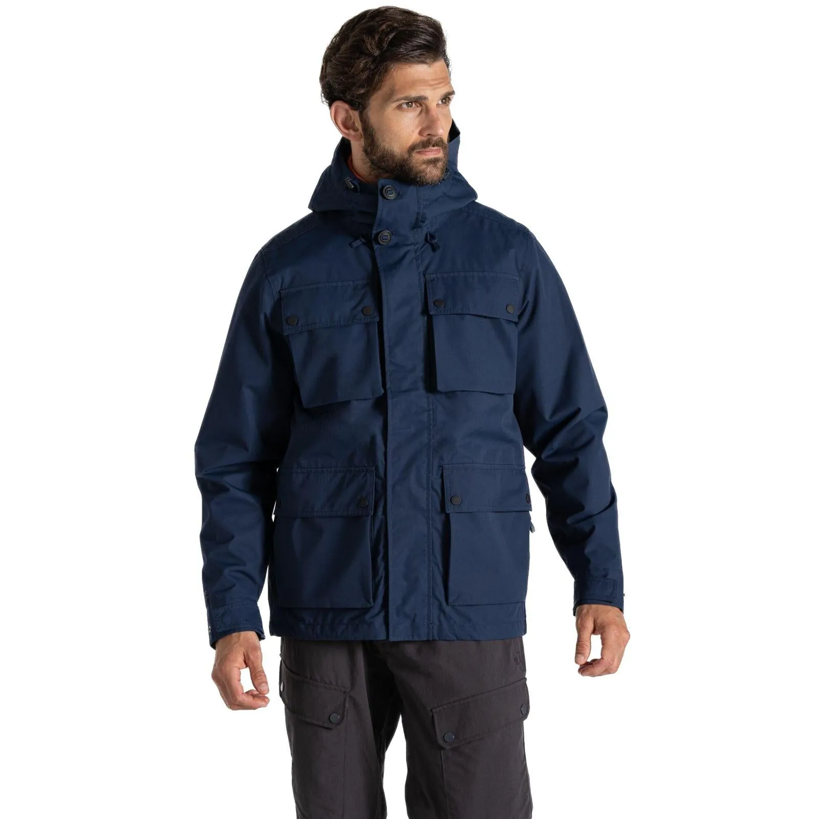 Craghoppers Mens Hartley Waterproof Hooded Jacket