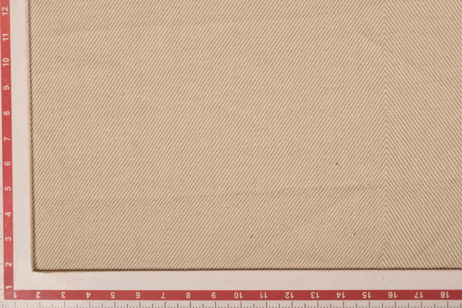 Dark Cream Chevron Heavy Cotton Twill Dobby Fabric