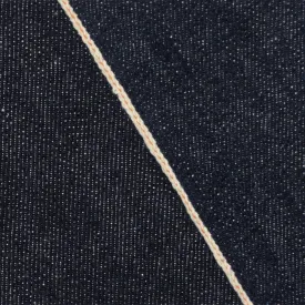 Dark Navy-White-Yellow 12 oz. Cotton Japanese Selvedge Denim Fabric