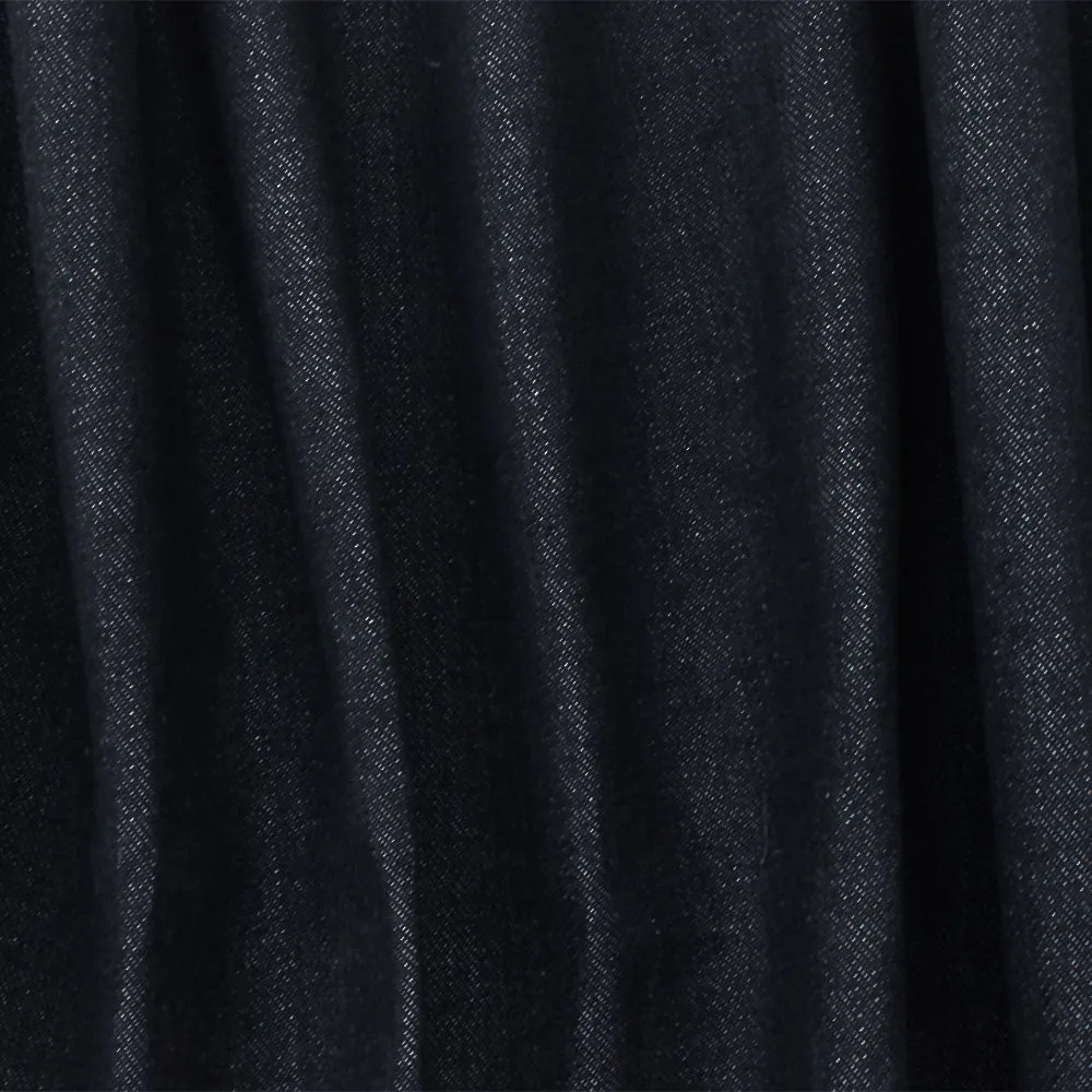 Deep Navy Blue-White 13 oz. Cotton Japanese Selvedge Denim Fabric