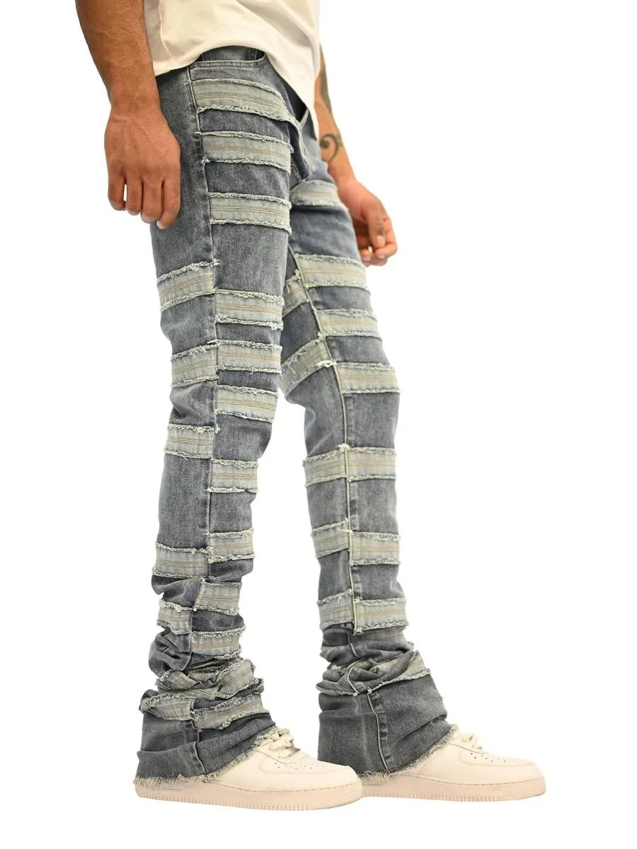 Doctrine 'Kill Joy' Super Stacked Denim (Indigo Wash) DB0003-STK