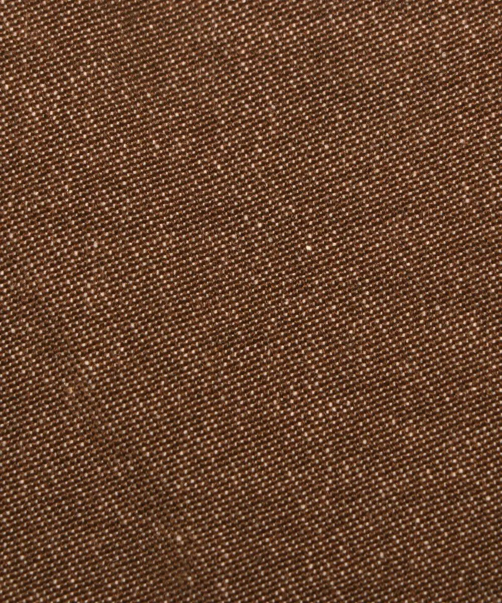 Earthy Brown Colour Plain Denim Lycra Fabric