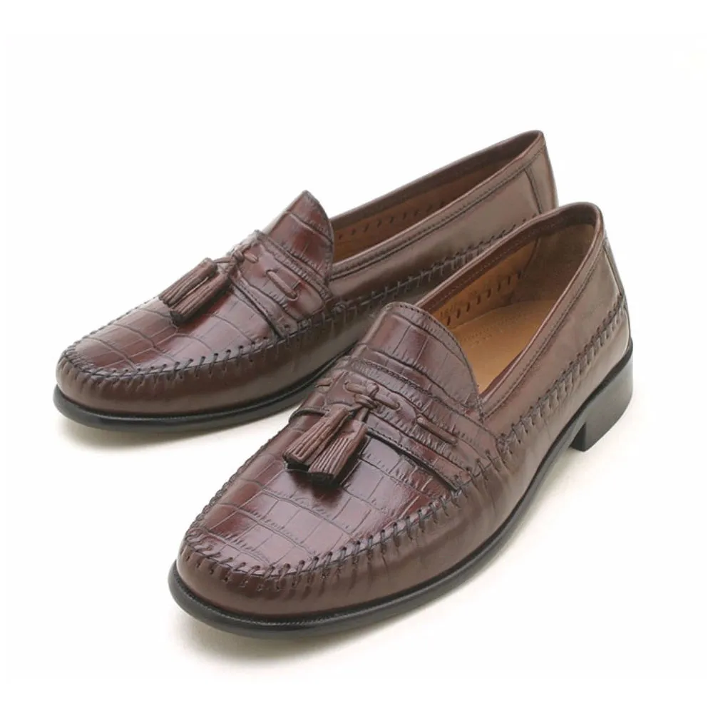 Florsheim Pisa Cognac Moc Toe Tassel Loafer