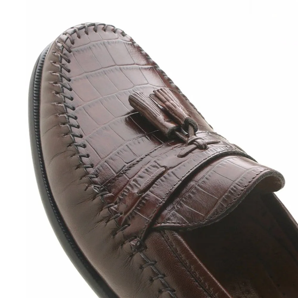 Florsheim Pisa Cognac Moc Toe Tassel Loafer