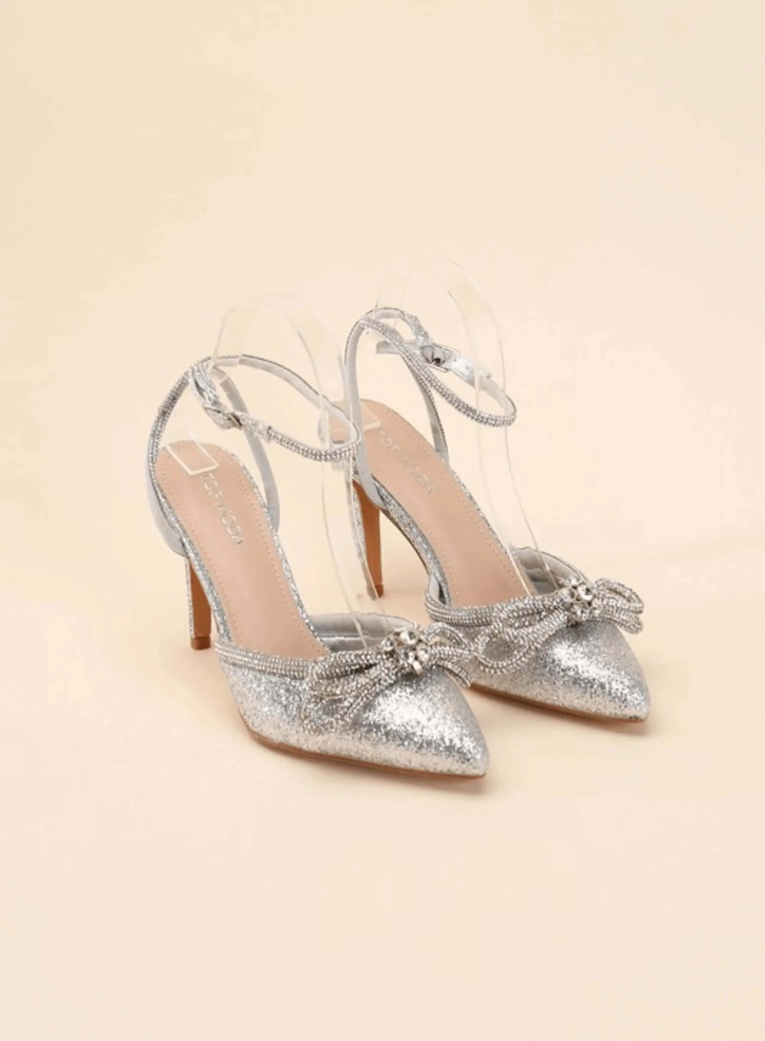 Freya-5 Double Bow Heels