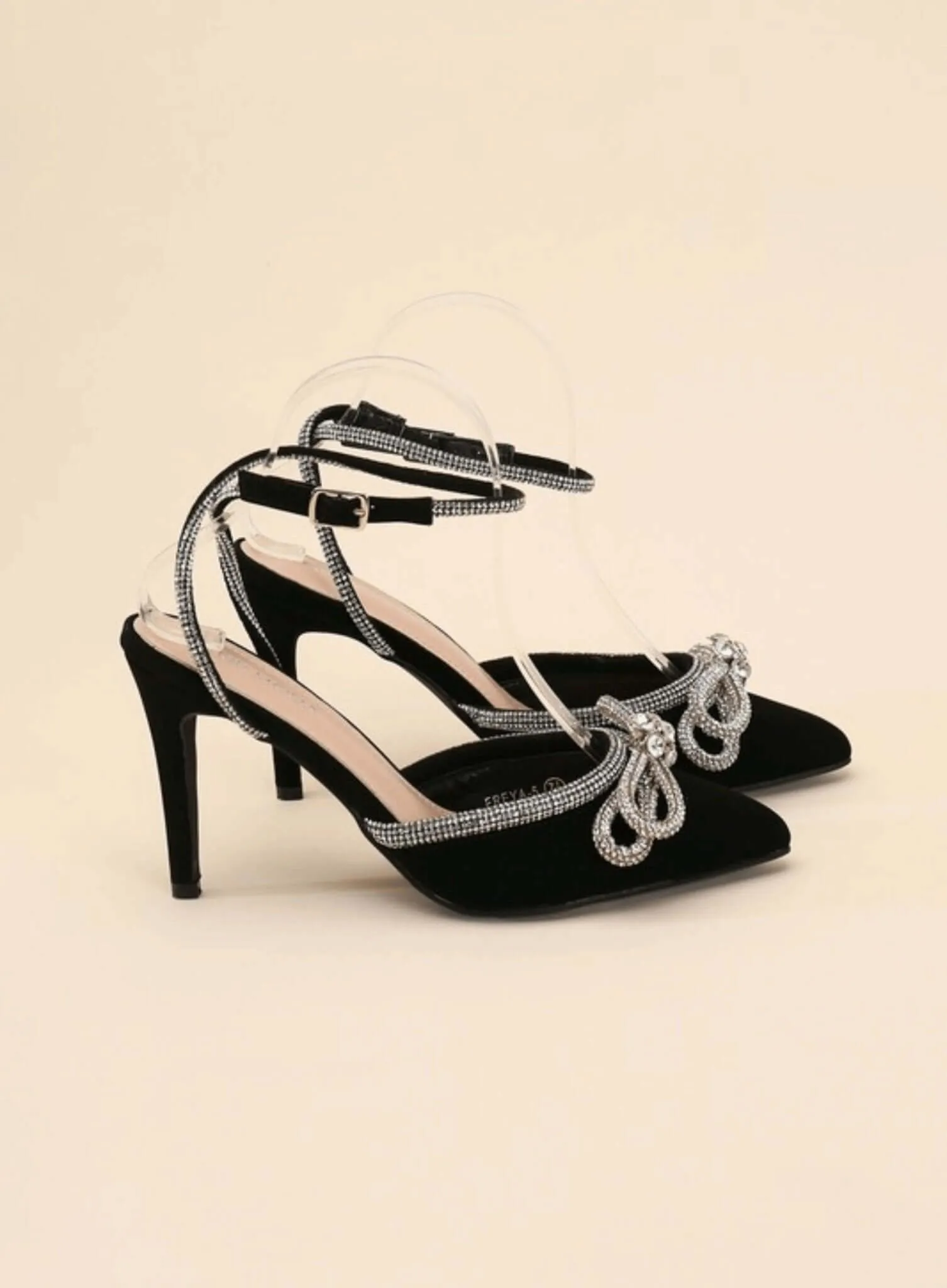 Freya-5 Double Bow Heels