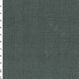 Green/Gray/Black Glenplaid Jacketing Fabric