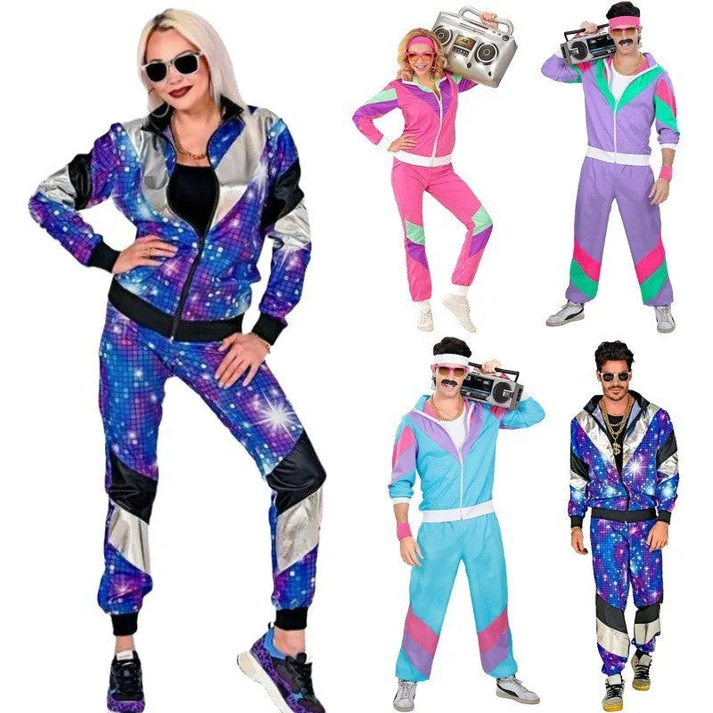 Halloween costume disco suit