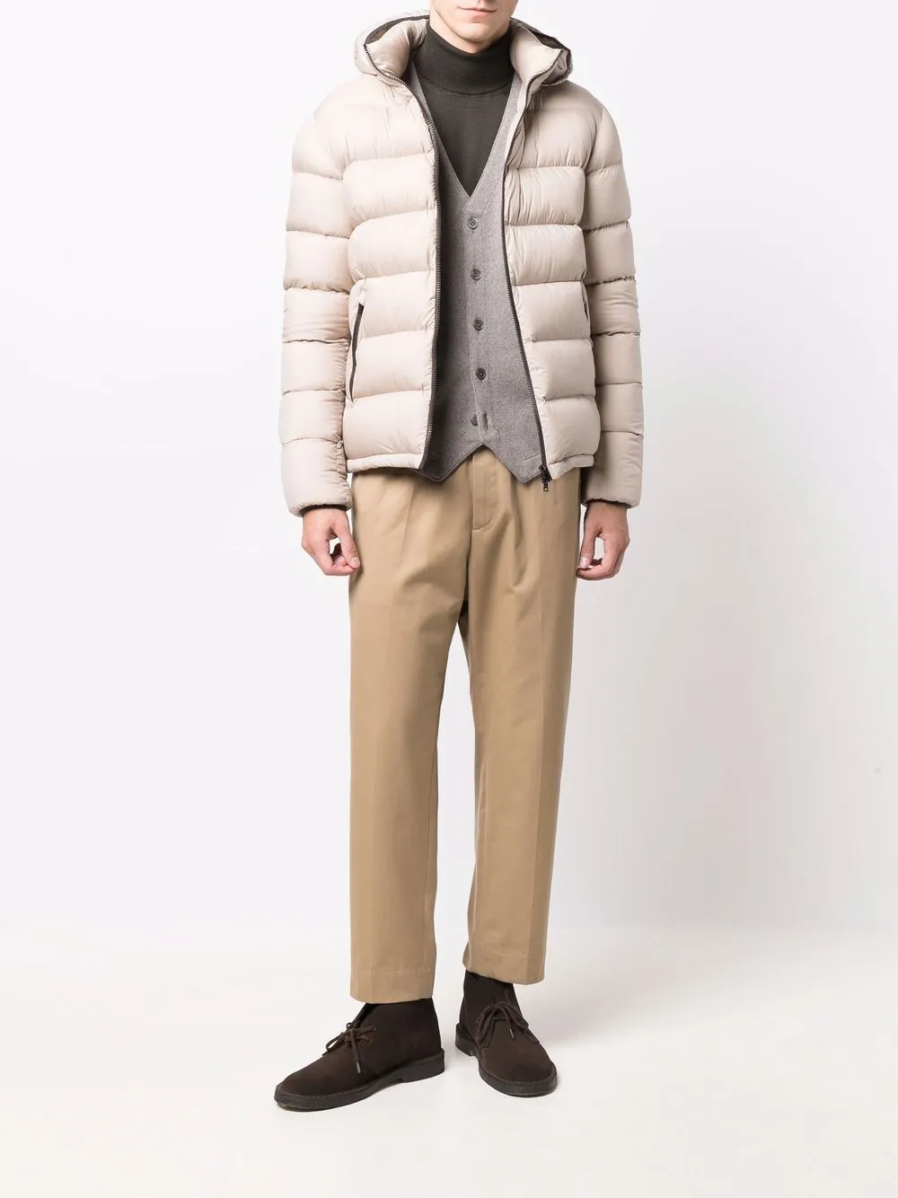 Herno Coats Beige