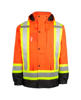 Hi-Vis 7-In-1 Jacket by TERRA Workwear - Style 116501