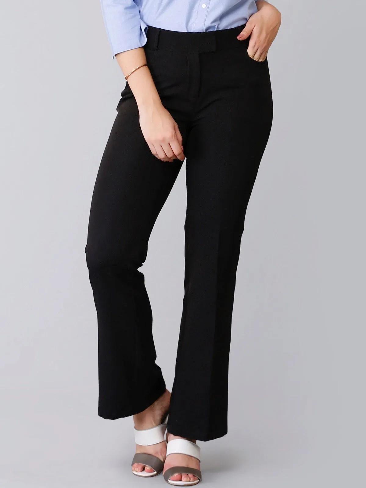 High Waist Pants - Black