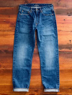 J401-MID "Circle Mid Wash" 14.8oz Selvedge Denim - Classic Straight Fit