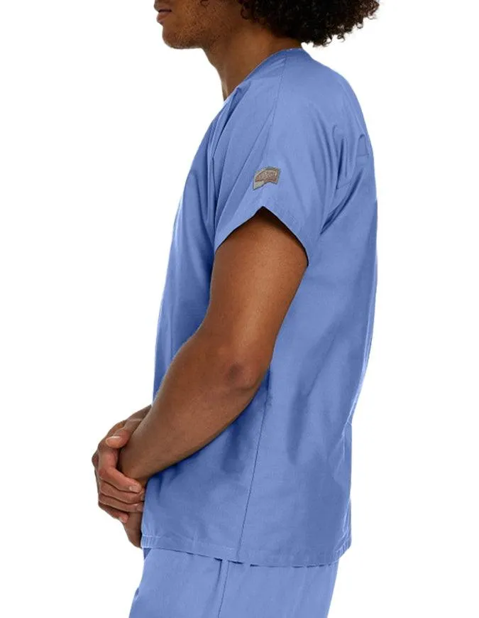 Landau Unisex No Pocket V-Neck Scrub Top