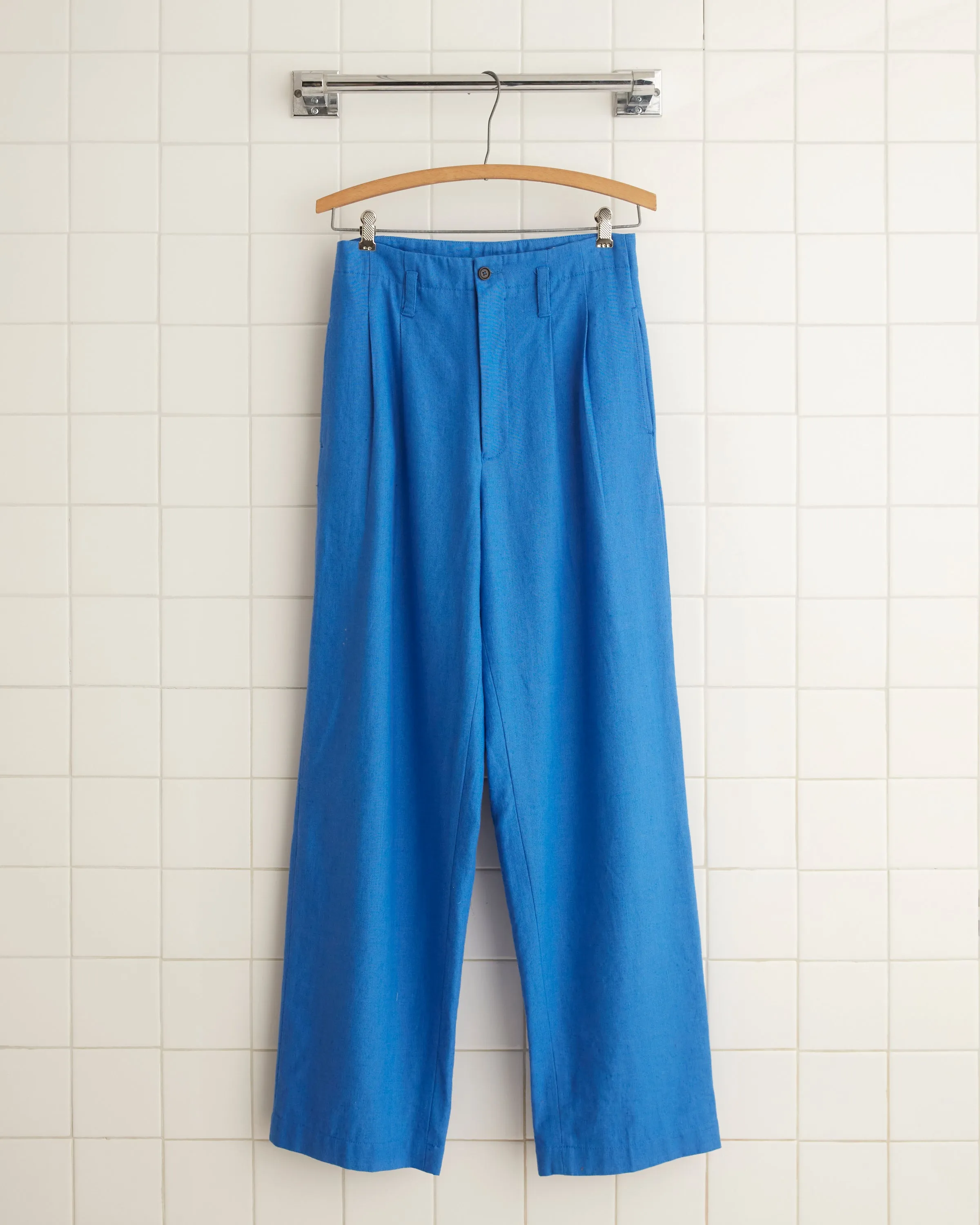 Linen Murray Trousers - Indigo