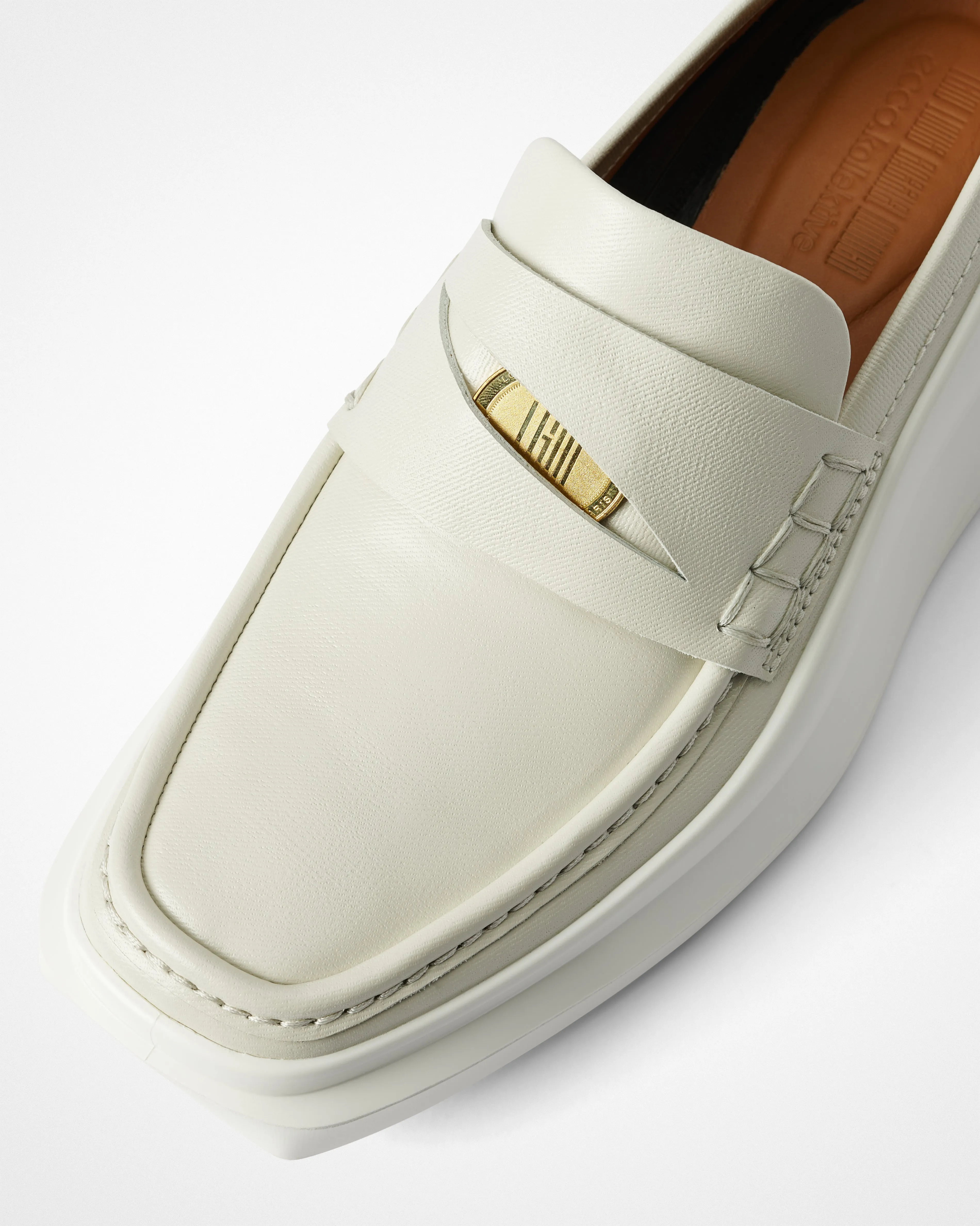 LOUIS-GABRIEL NOUCHI x ECCO.kollektive - Sor Truck Loafer in Pearl White