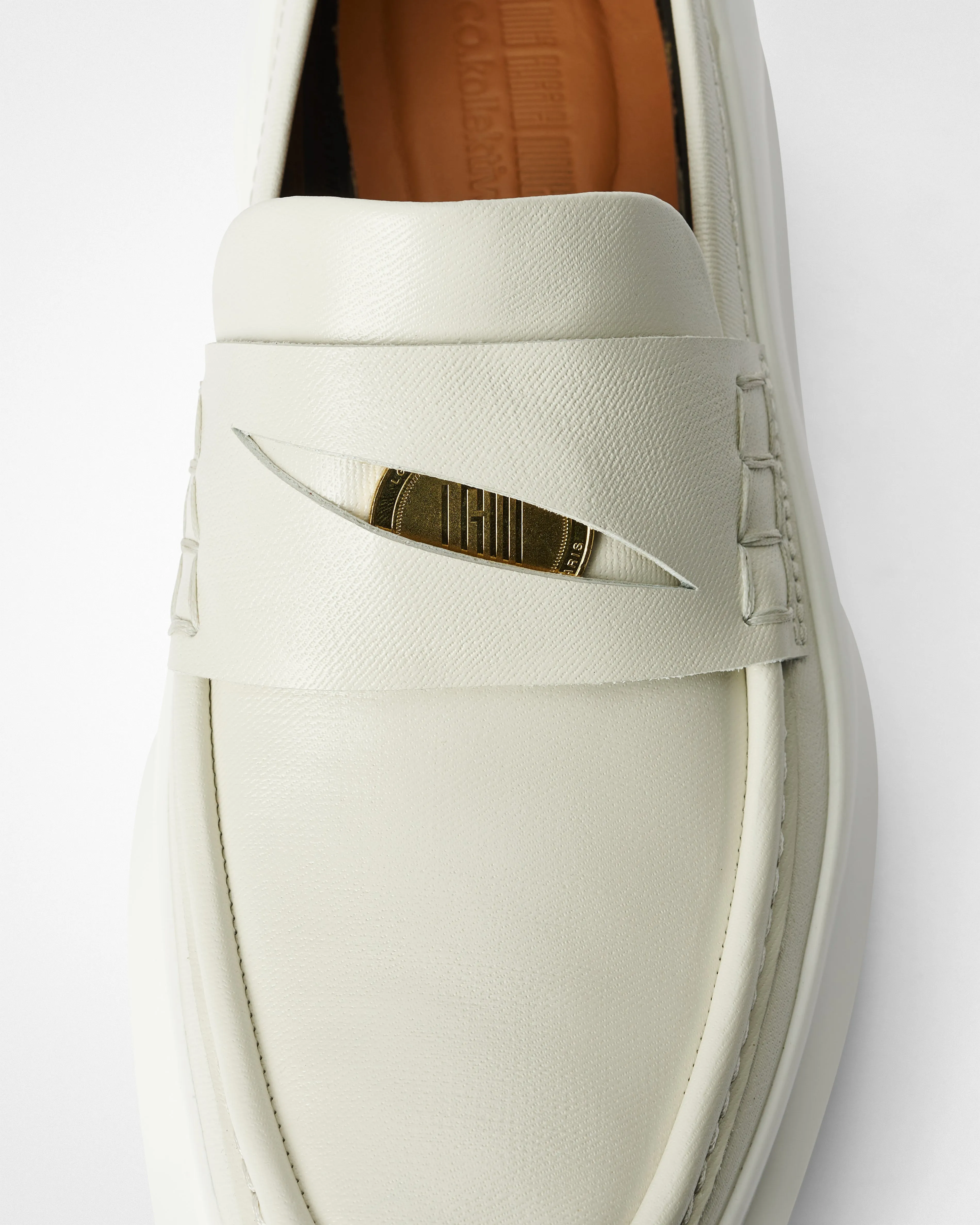 LOUIS-GABRIEL NOUCHI x ECCO.kollektive - Sor Truck Loafer in Pearl White