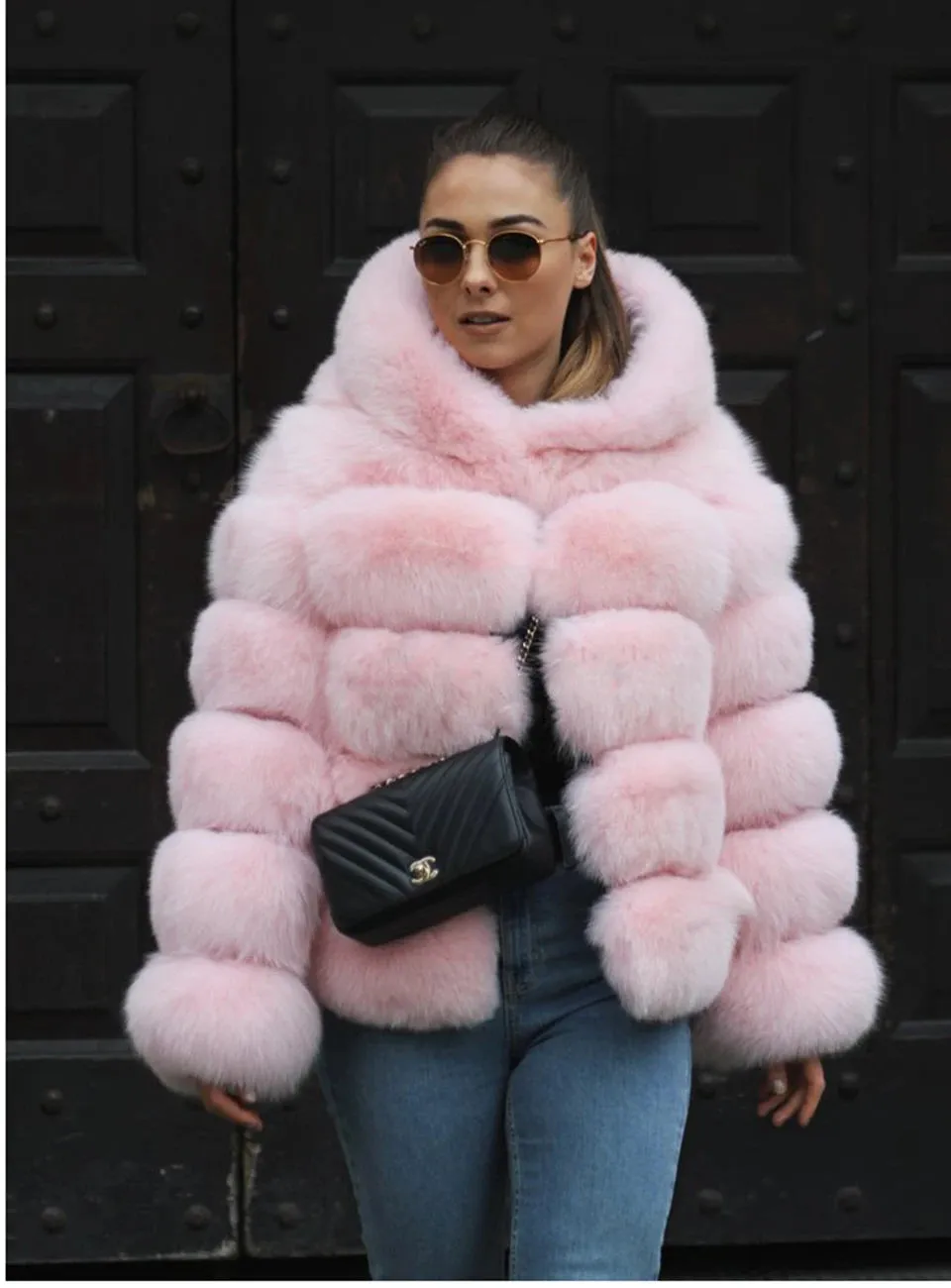 LuxFox – Real Fox Fur Jacket with Oversized Hood
Pop Your Style—Own Your Trend!