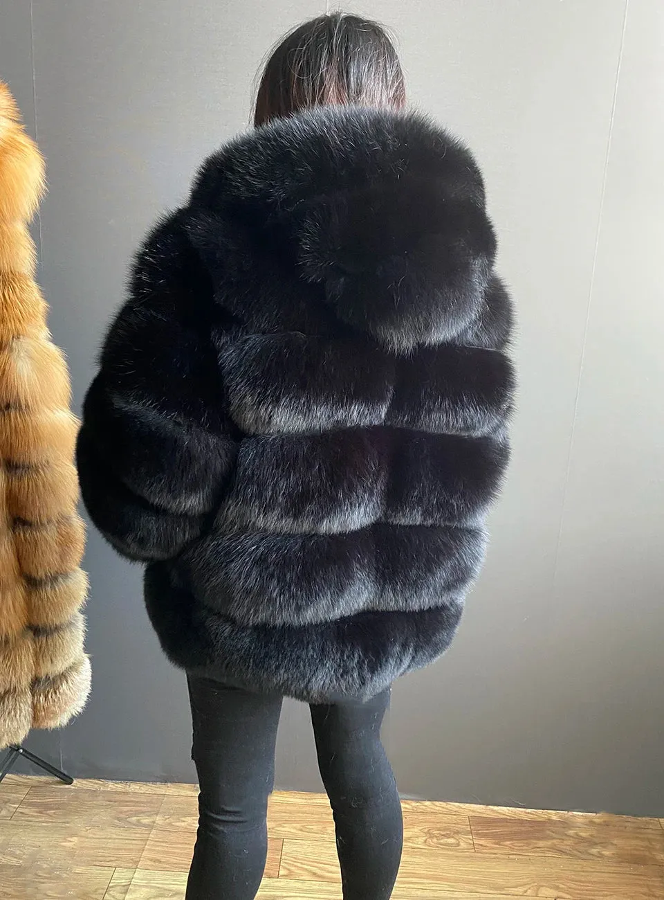 LuxFox – Real Fox Fur Jacket with Oversized Hood
Pop Your Style—Own Your Trend!