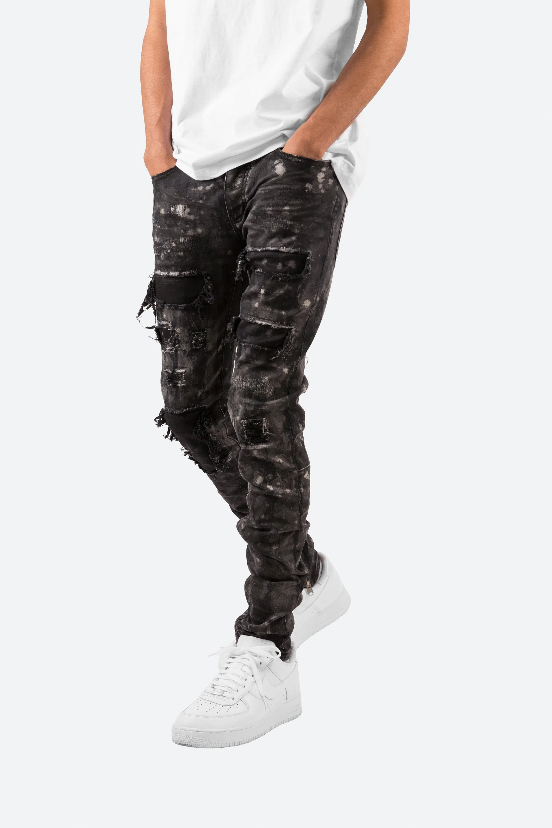 M140 Stretch Denim - Black