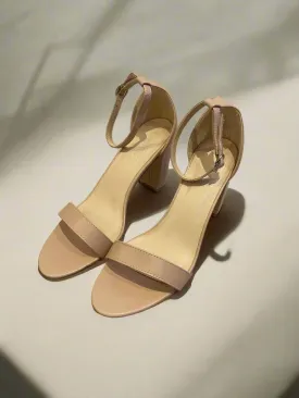 Madelynn Nude Block Heel