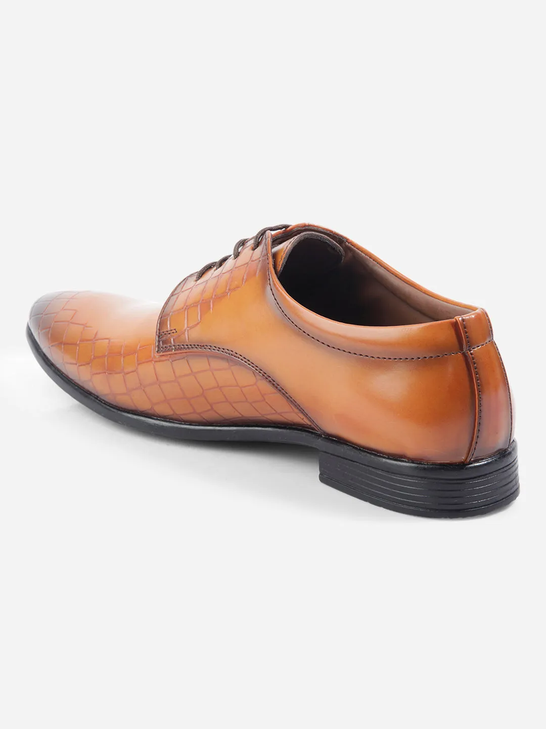 Men's Tan Regular Toe Lace Up Formal (IX1072)