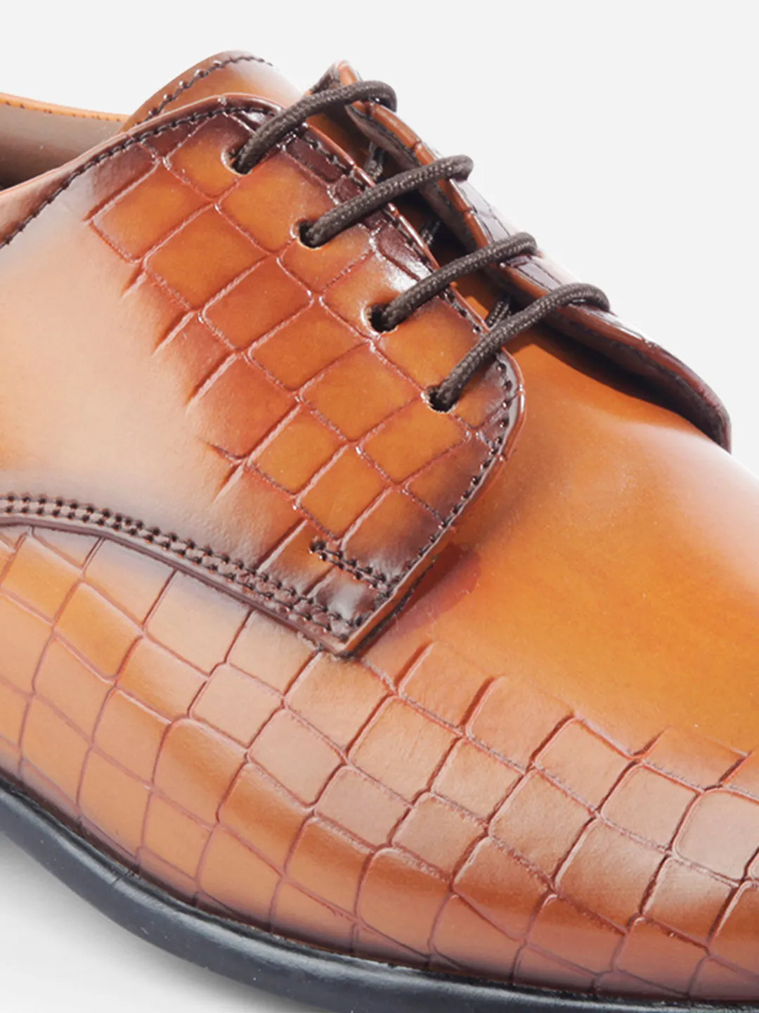 Men's Tan Regular Toe Lace Up Formal (IX1072)