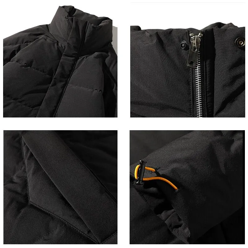 Men's Warm Winter Streetwear Parka Windproof Jacket