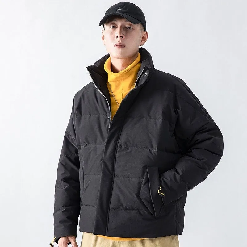 Men's Warm Winter Streetwear Parka Windproof Jacket