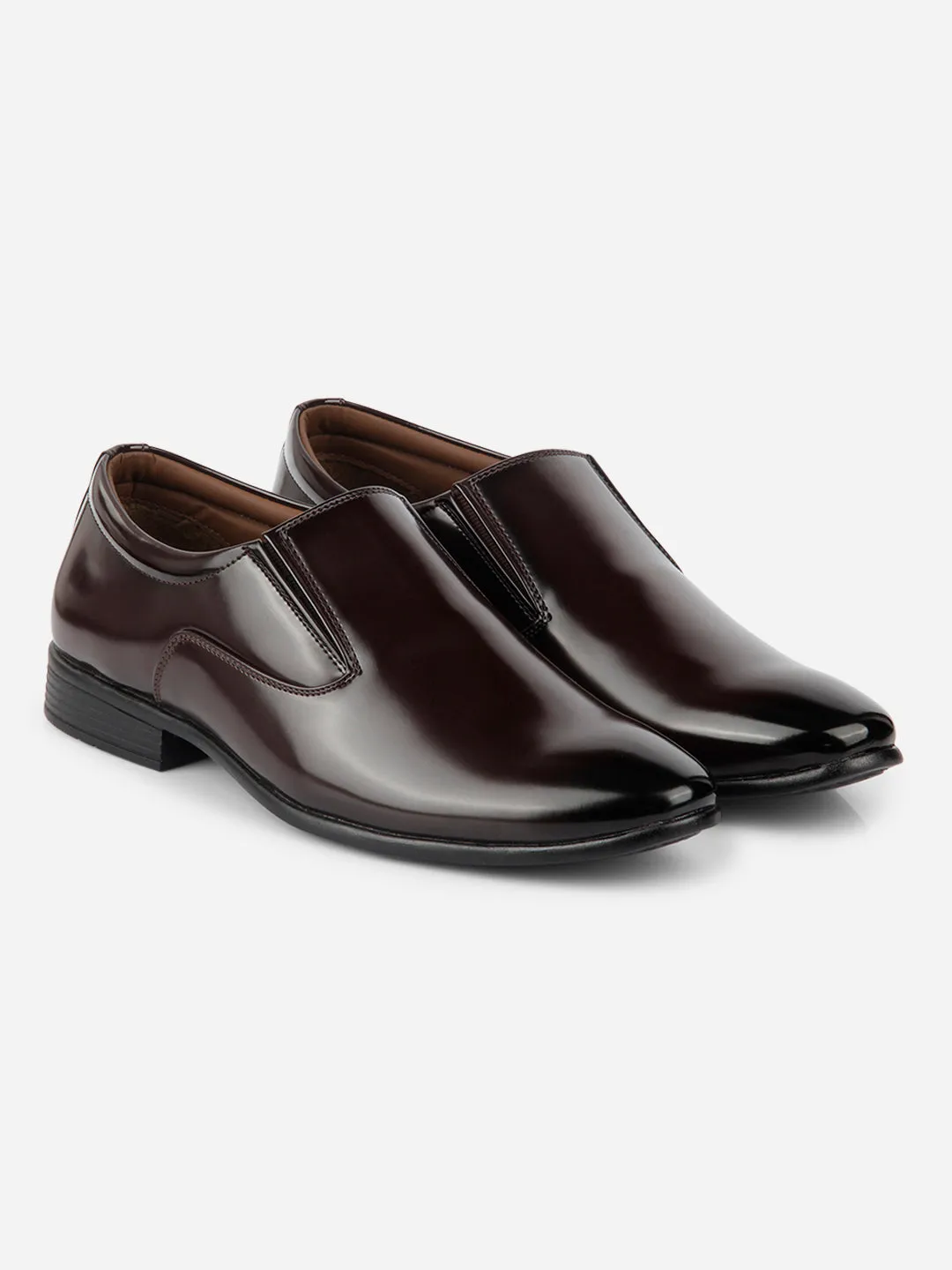 Men's Wine Regular Toe Slip On Formal (IX1080)