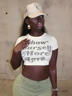 More Love Crop Top