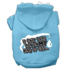 My Kind Of Gas Screen Print Pet Hoodies Baby Blue S (10)