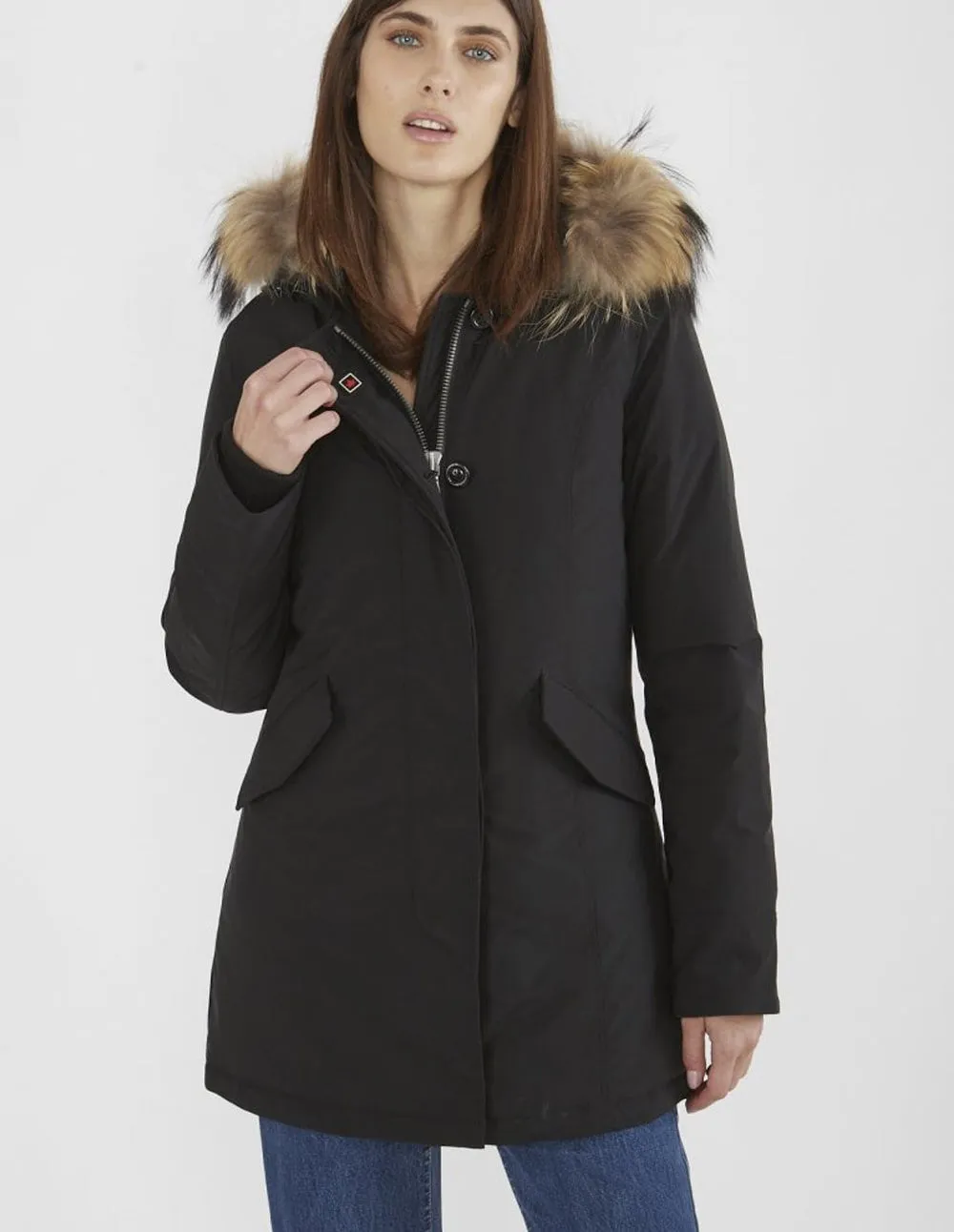 Parka Canadian Fundy Bay Tech Negra Mujer